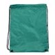 aerial view a green drawstring with reinforced corners, image 1 of 2