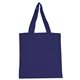 a royal cotton canvas tote bag