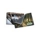 a white dual sided full color microfiber towel 5 x 7