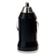aerial view a black nugget usb car charger / power adaptor, image 1 of 2