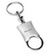 aerial view a silver raha laser engraved pull apart - metal valet keyholder, image 1 of 6