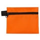 aerial view a orange 9 piece hand sanitizer healthy living pack in zipper kit components inserted into zipper kit, image 1 of 2