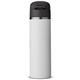 aerial view a vintage white econscious 17oz microlite stainless steel hydration bottle, image 1 of 6