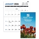 aerial view a group of colorful impressions monthly pocket planner, image 1 of 12