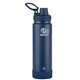 aerial view a midnight takeya(r) 24 oz actives with spout lid, full color digital, image 1 of 2