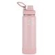 aerial view a blush takeya(r) 24 oz actives with spout lid, full color digital, image 1 of 2