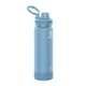 aerial view a bluestone takeya(r) 24 oz actives with spout lid, full color digital, image 1 of 2
