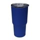 aerial view a blue halcyon(r) 20 oz tumbler, laser, premium, image 1 of 2