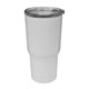aerial view a white halcyon(r) 20 oz tumbler, laser, premium, image 1 of 2