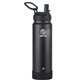 aerial view a onyx takeya(r) 24 oz actives with straw lid, full color digital, image 1 of 2