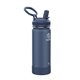 aerial view a midnight takeya(r) 18 oz actives with straw lid, image 1 of 3