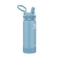 aerial view a bluestone takeya(r) 18 oz actives with straw lid, image 1 of 3