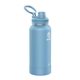 aerial view a bluestone takeya(r) 32 oz actives with spout lid, laser, standard, image 1 of 3