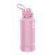 aerial view a pink lavender takeya(r) 32 oz actives with spout lid, laser, premium, image 1 of 3