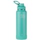 aerial view a teal takeya(r) 40 oz actives with spout lid, laser, standard, image 1 of 2