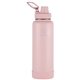 aerial view a blush takeya(r) 40 oz actives with spout lid, laser, premium, image 1 of 2