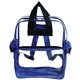 a blue two - tone double handle backpack