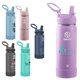 a group of takeya(r) 18 oz actives with straw lid, full color digital