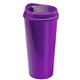 aerial view a violet lid & violet cup the roadmaster - 20 oz travel tumbler with auto sip lid, image 2 of 2