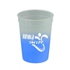 aerial view a frost to blue 12 oz cups on the go cool color changing mood cup, image 2 of 2