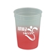 aerial view a frost to red 12 oz cups on the go cool color changing mood cup, image 2 of 2