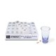 a group of translucent plastic 24/7 medicine tray organizer - pill holder