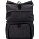 aerial view a black x line emblem backpack cooler combo, image 1 of 2