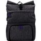 aerial view a purple x line emblem backpack cooler combo, image 1 of 2