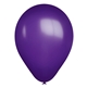 a purple 9 metallic latex balloons