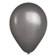 a silver 9 metallic latex balloons
