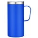a blue 20 oz double wall ss vacuum tall camping mug