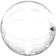 a clear 12 solid - color beach ball