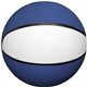 a blue/white 29 full - size rubber basketball colors