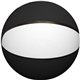 a black/white 29 full - size rubber basketball colors