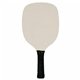 a natural wood / black complete pickle ball set