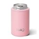 aerial view a blush swig(r) 12 oz combo can bottle cooler, laser, premium, image 1 of 2
