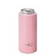 aerial view a blush swig(r) 12 oz skinny matte can cooler, full color digital, image 1 of 2