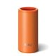 aerial view a matte orange swig(r) 12 oz skinny matte can cooler, full color digital, image 1 of 2