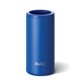 aerial view a matte royal swig(r) 12 oz skinny matte can cooler, full color digital, image 1 of 2