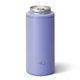 aerial view a matte hydrangea swig(r) 12 oz skinny matte can cooler, full color digital, image 1 of 2