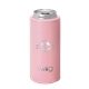 a blush swig(r) 12 oz skinny matte can cooler, laser, premium