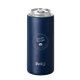 a matte navy swig(r) 12 oz skinny matte can cooler, laser, premium