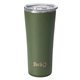aerial view a olive green swig(r) 22 oz matte tumbler, full color digital, image 1 of 2