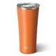 aerial view a matte orange swig(r) 22 oz matte tumbler, full color digital, image 1 of 2