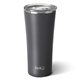 aerial view a matte grey swig(r) 22 oz matte tumbler, full color digital, image 1 of 2