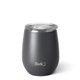 aerial view a matte grey swig(r) 14 oz matte stemless wine cup, image 1 of 2
