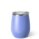 aerial view a matte hydrangea swig(r) 14 oz matte stemless wine cup, image 1 of 2