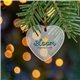 a group of 3 sun catcher acrylic ornament - heart