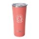 aerial view a coral swig(r) 22 oz matte tumbler, laser, premium, image 2 of 2