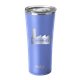 aerial view a matte hydrangea swig(r) 22 oz matte tumbler, laser, premium, image 2 of 2